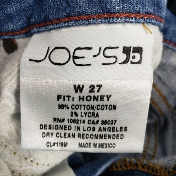 Joe’s Honey Fit Distressed Bootcut Jeans - Size 27 - Picture 13 of 14